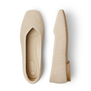 Vivaia Margot ballet flats in almond. NWOT . Size 39.5